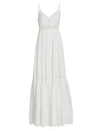 LoveShackFancy Women's Espa Lace-Trim Cotton Maxi Dress | Thumbnail 1 LoveShackFancy Women's Espa Lace-Trim Cotton Maxi Dress | Thumbnail 1