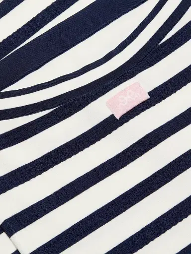 LoveShackFancy Women's Gwynne Striped Strapless Midi-Dress - Sailor Night - Size XL | Thumbnail 7 LoveShackFancy Women's Gwynne Striped Strapless Midi-Dress - Sailor Night - Size XL | Thumbnail 7