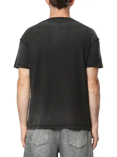 Purple Brand Men's Graphic Cotton Jersey T-Shirt - Black | Thumbnail 2 Purple Brand Men's Graphic Cotton Jersey T-Shirt - Black | Thumbnail 2