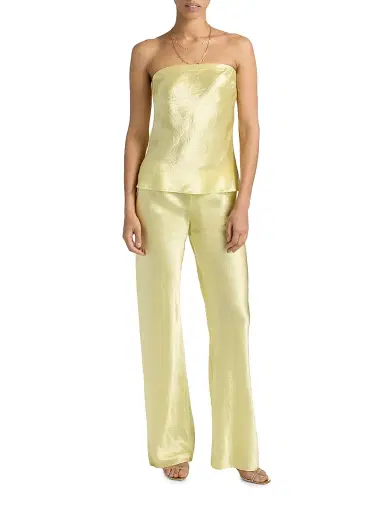 Cami NYC Women's Palma Strapless Top - Buttercup | Thumbnail 2 Cami NYC Women's Palma Strapless Top - Buttercup | Thumbnail 2