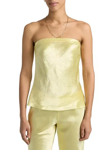 Cami NYC Women's Palma Strapless Top - Buttercup | Thumbnail 3 Cami NYC Women's Palma Strapless Top - Buttercup | Thumbnail 3