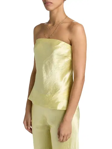 Cami NYC Women's Palma Strapless Top - Buttercup | Thumbnail 4 Cami NYC Women's Palma Strapless Top - Buttercup | Thumbnail 4