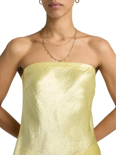 Cami NYC Women's Palma Strapless Top - Buttercup | Thumbnail 6 Cami NYC Women's Palma Strapless Top - Buttercup | Thumbnail 6
