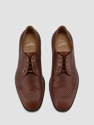 Christian Louboutin Men's Chambeliss Leather Derbies | Thumbnail 4 Christian Louboutin Men's Chambeliss Leather Derbies | Thumbnail 4