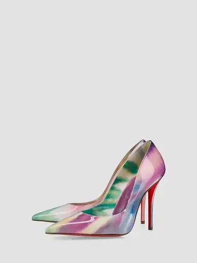 Christian Louboutin Women's Miss Z 100MM Patent Leather Pumps | Thumbnail 2 Christian Louboutin Women's Miss Z 100MM Patent Leather Pumps | Thumbnail 2