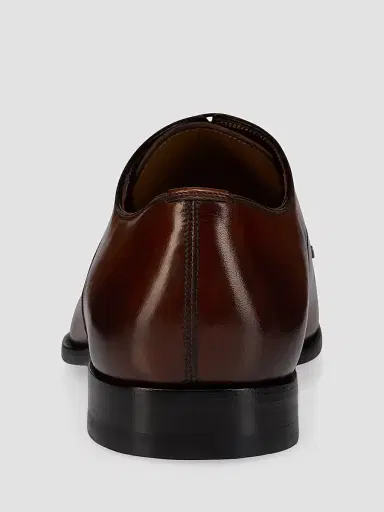 Christian Louboutin Men's Patinated Leather Derbies - Havane - Size 13 | Thumbnail 3 Christian Louboutin Men's Patinated Leather Derbies - Havane - Size 13 | Thumbnail 3
