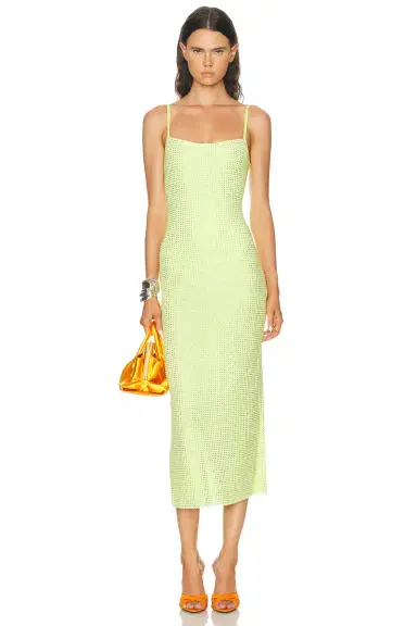AREA Crystal Hotfix Cami Dress | Thumbnail 1 AREA Crystal Hotfix Cami Dress | Thumbnail 1