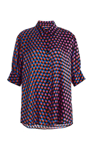Dries Van Noten Printed Silk Shirt | Thumbnail 1 Dries Van Noten Printed Silk Shirt | Thumbnail 1