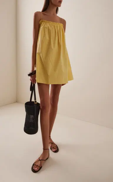 Matteau Frill Cotton Mini Cami Dress | Thumbnail 2 Matteau Frill Cotton Mini Cami Dress | Thumbnail 2