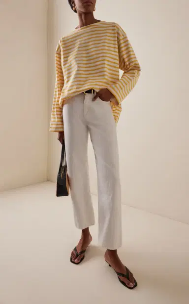 Matteau Exclusive Breton Striped Cotton T-Shirt | Thumbnail 2 Matteau Exclusive Breton Striped Cotton T-Shirt | Thumbnail 2
