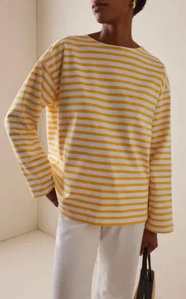 Matteau Exclusive Breton Striped Cotton T-Shirt | Thumbnail 3 Matteau Exclusive Breton Striped Cotton T-Shirt | Thumbnail 3