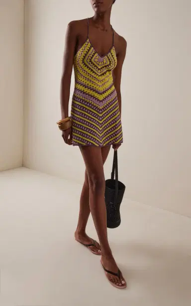 Akoia Swim Exclusive Multicolored Cotton Mini Dress | Thumbnail 2 Akoia Swim Exclusive Multicolored Cotton Mini Dress | Thumbnail 2