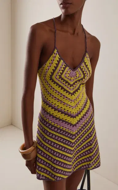 Akoia Swim Exclusive Multicolored Cotton Mini Dress | Thumbnail 3 Akoia Swim Exclusive Multicolored Cotton Mini Dress | Thumbnail 3