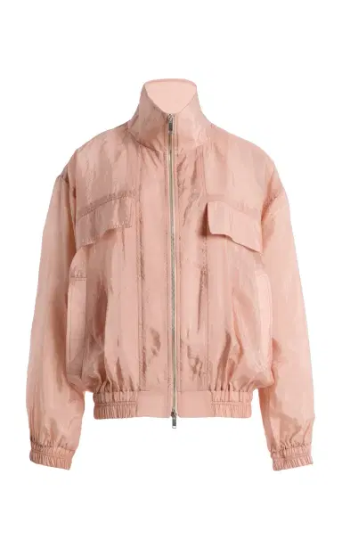 The Frankie Shop Drea Sheer Bomber Jacket | Thumbnail 3 The Frankie Shop Drea Sheer Bomber Jacket | Thumbnail 3