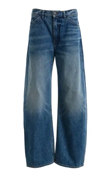 Nili Lotan Tribeca Stretch Mid-Rise Barrel-Leg Jeans | Thumbnail 3 Nili Lotan Tribeca Stretch Mid-Rise Barrel-Leg Jeans | Thumbnail 3