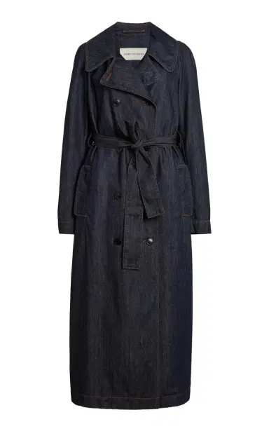 Dries Van Noten Rolanda Denim Trenchcoat | Thumbnail 1 Dries Van Noten Rolanda Denim Trenchcoat | Thumbnail 1