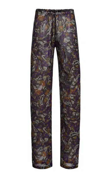 Dries Van Noten Pachas Printed Straight-Leg Pants | Thumbnail 1 Dries Van Noten Pachas Printed Straight-Leg Pants | Thumbnail 1