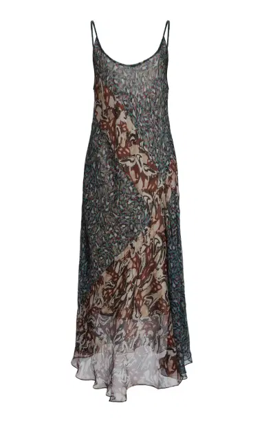 Dries Van Noten Dibelle Silk Midi Dress | Thumbnail 4 Dries Van Noten Dibelle Silk Midi Dress | Thumbnail 4