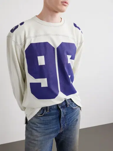 Acne Studios Exfold Printed Cotton-Jersey T-Shirt - Men | Thumbnail 5 Acne Studios Exfold Printed Cotton-Jersey T-Shirt - Men | Thumbnail 5