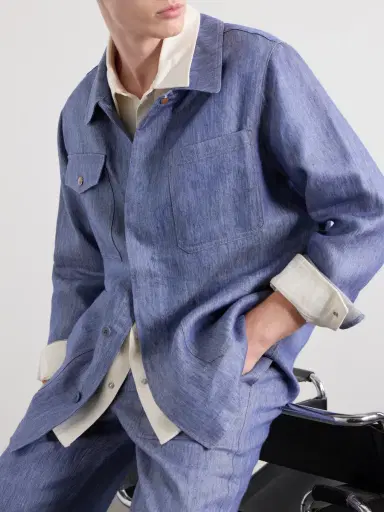 God’s True Cashmere Linen Blouson Jacket - Men | Thumbnail 5 God’s True Cashmere Linen Blouson Jacket - Men | Thumbnail 5