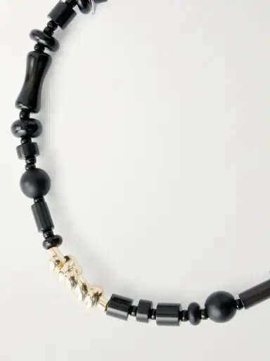 LUIS MORAIS 14-Karat Gold Agate Beaded Bracelet - Men | Thumbnail 4 LUIS MORAIS 14-Karat Gold Agate Beaded Bracelet - Men | Thumbnail 4