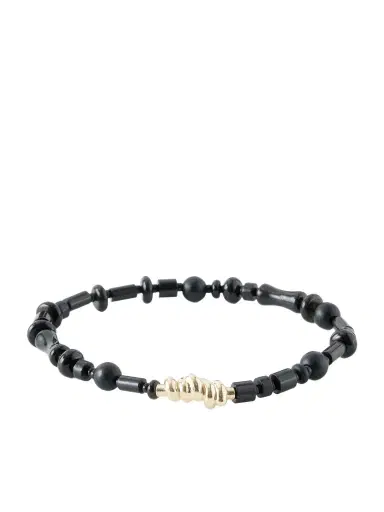 LUIS MORAIS 14-Karat Gold Agate Beaded Bracelet - Men | Thumbnail 1 LUIS MORAIS 14-Karat Gold Agate Beaded Bracelet - Men | Thumbnail 1