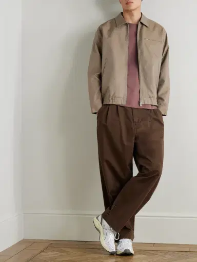 NN07 Gideon 80038 Organic Cotton-Twill Blouson Jacket - Men | Thumbnail 2 NN07 Gideon 80038 Organic Cotton-Twill Blouson Jacket - Men | Thumbnail 2