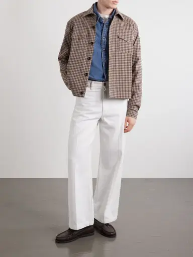 Oliver Spencer Witley Checked Cotton-Blend Jacket - Men | Thumbnail 2 Oliver Spencer Witley Checked Cotton-Blend Jacket - Men | Thumbnail 2
