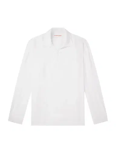 Orlebar Brown Vincent Linen Polo Shirt - Men | Thumbnail 1 Orlebar Brown Vincent Linen Polo Shirt - Men | Thumbnail 1