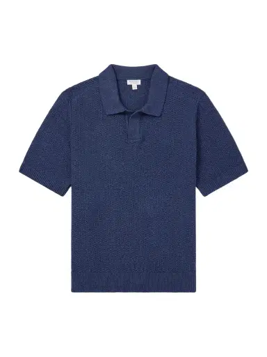 Sunspel Vintage Cotton-Mesh Polo Shirt - Men | Thumbnail 1 Sunspel Vintage Cotton-Mesh Polo Shirt - Men | Thumbnail 1