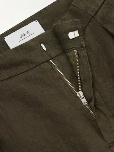 MR P. Straight-Leg Pleated Linen Shorts - Men | Thumbnail 6 MR P. Straight-Leg Pleated Linen Shorts - Men | Thumbnail 6