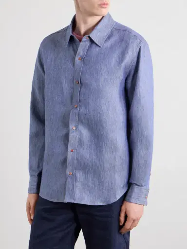 God’s True Cashmere Linen Shirt - Men | Thumbnail 3 God’s True Cashmere Linen Shirt - Men | Thumbnail 3