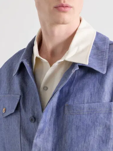 God’s True Cashmere Linen-Twill Shirt - Men | Thumbnail 5 God’s True Cashmere Linen-Twill Shirt - Men | Thumbnail 5