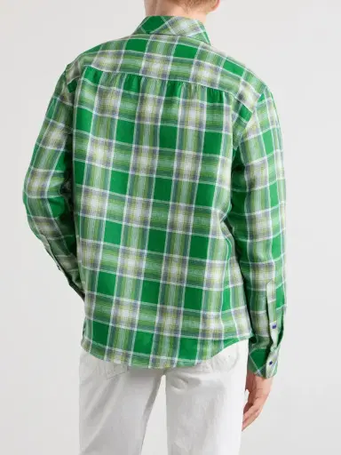God’s True Cashmere Harbor Checked Linen Shirt - Men | Thumbnail 4 God’s True Cashmere Harbor Checked Linen Shirt - Men | Thumbnail 4