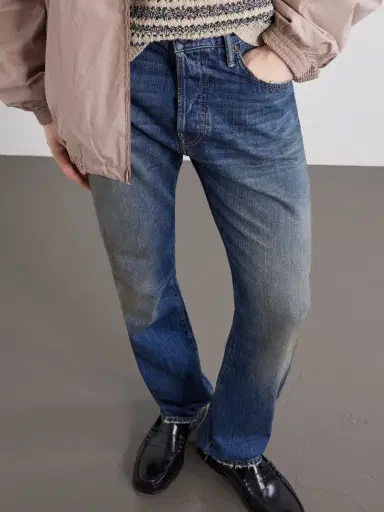 Acne Studios Straight-Leg Cotton Jeans - Men | Thumbnail 5 Acne Studios Straight-Leg Cotton Jeans - Men | Thumbnail 5