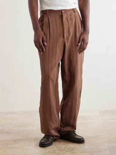 Kardo Antonio Straight-Leg Striped Cotton-Canvas Trousers - Men | Thumbnail 3 Kardo Antonio Straight-Leg Striped Cotton-Canvas Trousers - Men | Thumbnail 3