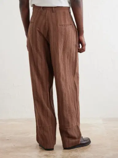 Kardo Antonio Straight-Leg Striped Cotton-Canvas Trousers - Men | Thumbnail 4 Kardo Antonio Straight-Leg Striped Cotton-Canvas Trousers - Men | Thumbnail 4