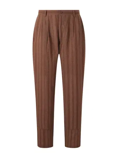 Kardo Antonio Straight-Leg Striped Cotton-Canvas Trousers - Men | Thumbnail 1 Kardo Antonio Straight-Leg Striped Cotton-Canvas Trousers - Men | Thumbnail 1