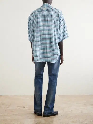 Acne Studios Checked Woven Shirt - Men | Thumbnail 4 Acne Studios Checked Woven Shirt - Men | Thumbnail 4