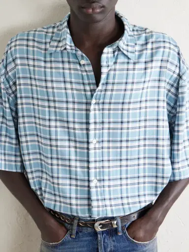 Acne Studios Checked Woven Shirt - Men | Thumbnail 5 Acne Studios Checked Woven Shirt - Men | Thumbnail 5