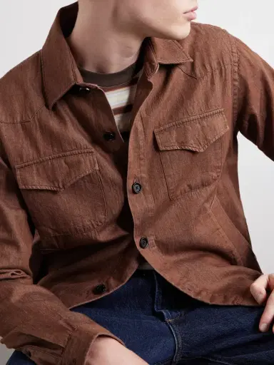 Oliver Spencer Witley Organic Cotton Jacket - Men | Thumbnail 5 Oliver Spencer Witley Organic Cotton Jacket - Men | Thumbnail 5