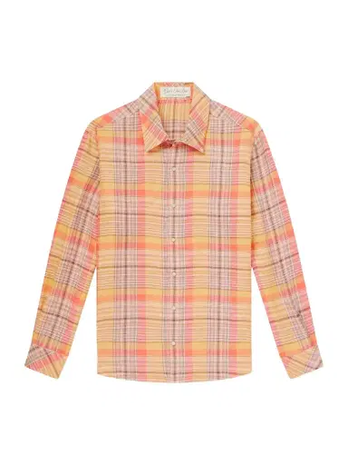 God’s True Cashmere Twilight Checked Linen Shirt - Men | Thumbnail 1 God’s True Cashmere Twilight Checked Linen Shirt - Men | Thumbnail 1