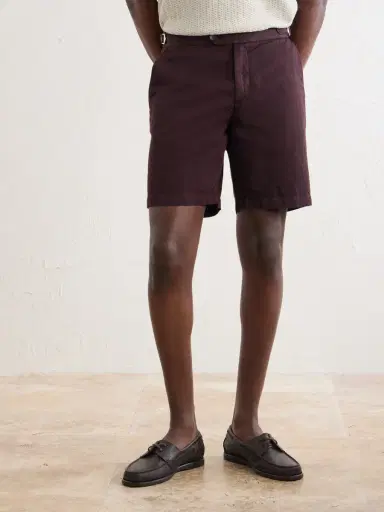 MR P. Straight-Leg Cotton And Linen-Blend Bermuda Shorts - Men | Thumbnail 3 MR P. Straight-Leg Cotton And Linen-Blend Bermuda Shorts - Men | Thumbnail 3