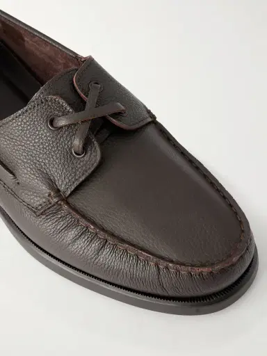 MORJAS Full-Grain Leather Boat Shoes - Men | Thumbnail 5 MORJAS Full-Grain Leather Boat Shoes - Men | Thumbnail 5