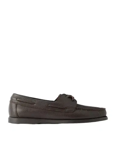 MORJAS Full-Grain Leather Boat Shoes - Men | Thumbnail 1 MORJAS Full-Grain Leather Boat Shoes - Men | Thumbnail 1