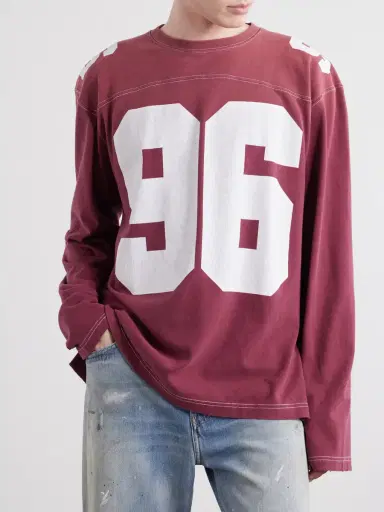 Acne Studios Exfold Printed Cotton-Jersey T-Shirt - Men | Thumbnail 3 Acne Studios Exfold Printed Cotton-Jersey T-Shirt - Men | Thumbnail 3