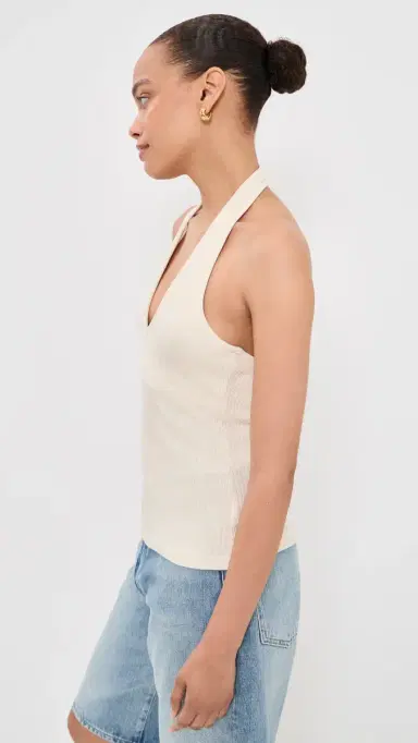 Citizens of Humanity Thea Halter Tank Top Dune | Thumbnail 4 Citizens of Humanity Thea Halter Tank Top Dune | Thumbnail 4