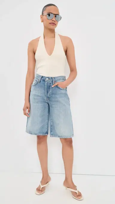 Citizens of Humanity Thea Halter Tank Top Dune | Thumbnail 5 Citizens of Humanity Thea Halter Tank Top Dune | Thumbnail 5
