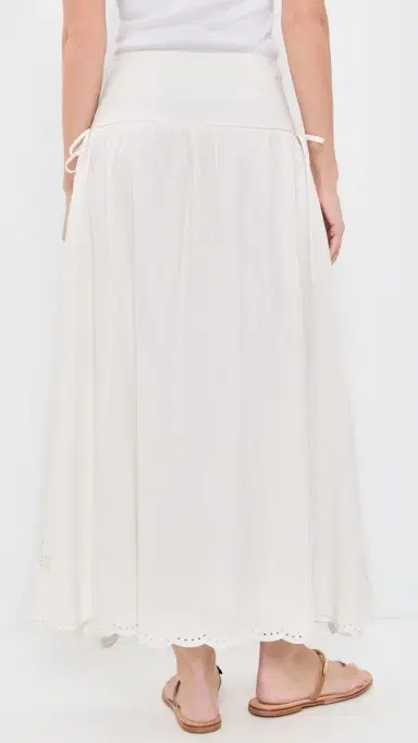 ASTR the Label tevie Embroidered Midi kirt White | Thumbnail 3 ASTR the Label tevie Embroidered Midi kirt White | Thumbnail 3