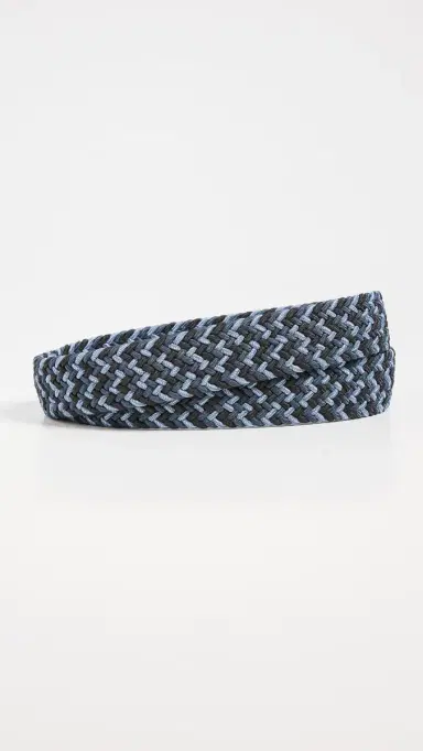 Faherty Stretch Woven Belt Blue Multi S | Thumbnail 3 Faherty Stretch Woven Belt Blue Multi S | Thumbnail 3